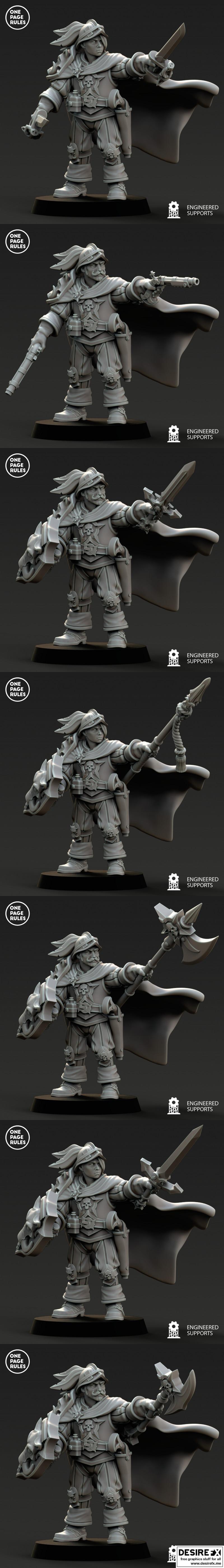 帝国船长——3D打印模型|Empire Captain – 3D Print Model