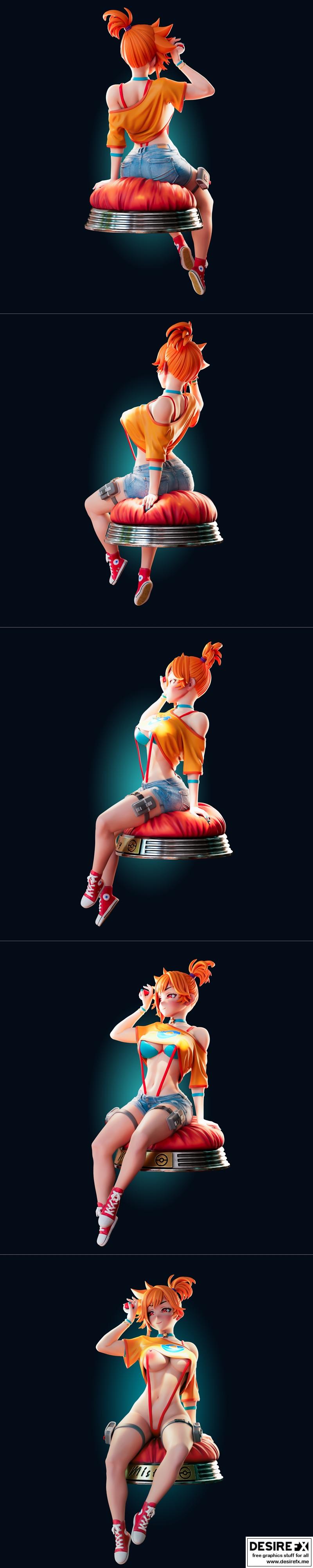 Rhu工作室 《Misty》3D打印模型|Officer Rhu – Misty – 3D Print Model STL