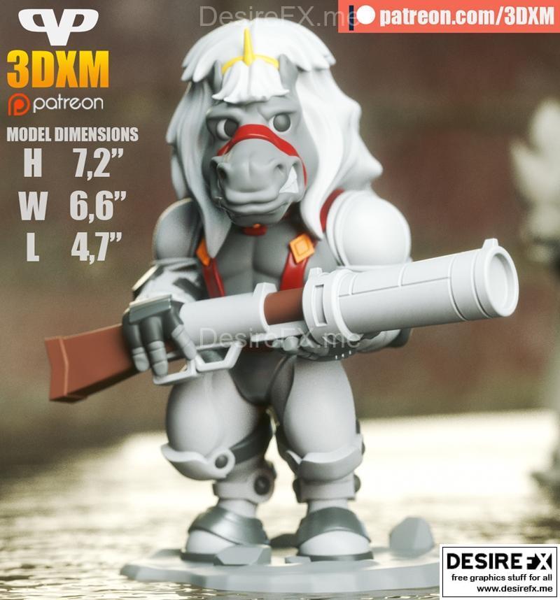 三十岁萌系——3D打印模型 STL|Thirty-Thirty Chibi – 3D Print Model STL
