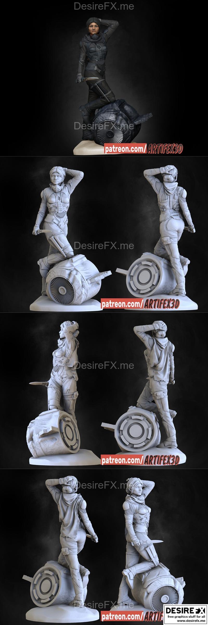 Artifex3d - 珊瑚沙丘 - 3D打印模型|Artifex3d – Chani Dune – 3D Print Model STL
