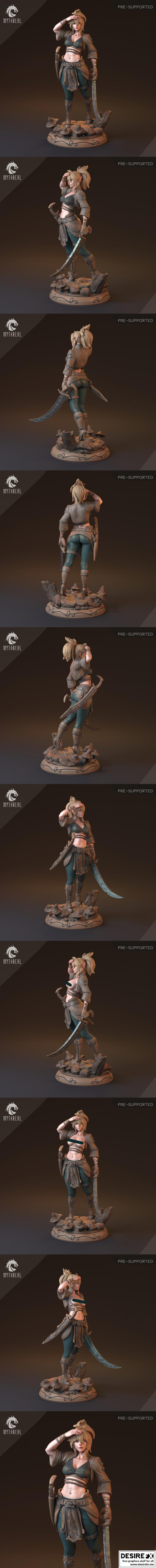 Mythreal Games旗下《Olistin Alatel》3D打印模型 STL文件|Mythreal Games – Olistin Alatel – 3D Model Print STL