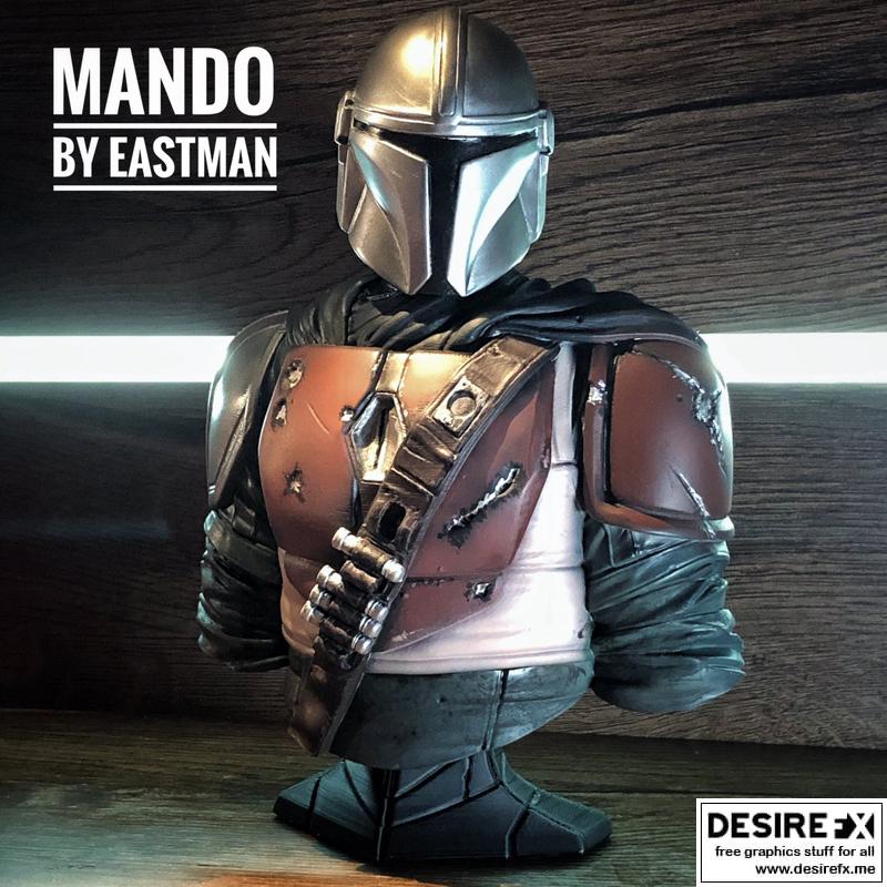 《曼达洛人 - 詹姆斯·佩德罗·巴尔马塞达帕斯卡尔 - 3D打印雕像模型》|The Mandalorian – Jose Pedro Balmaceda Pascal – Star Wars – 3D Print Bust STL