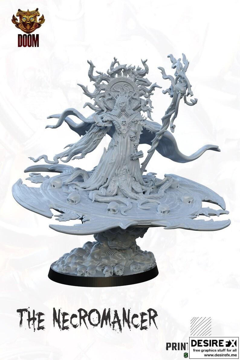 necromancer 3D打印模型|The Necromancer – 3D Print Model