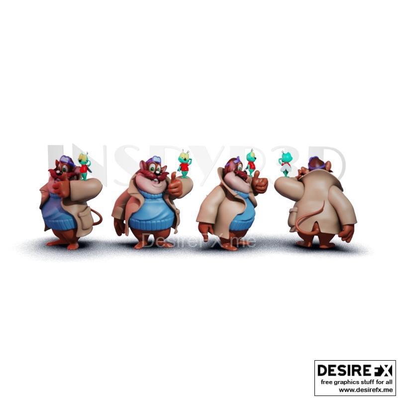 蒙提 - 动漫游戏角色3D打印模型|Monty – 3D Print Model STL