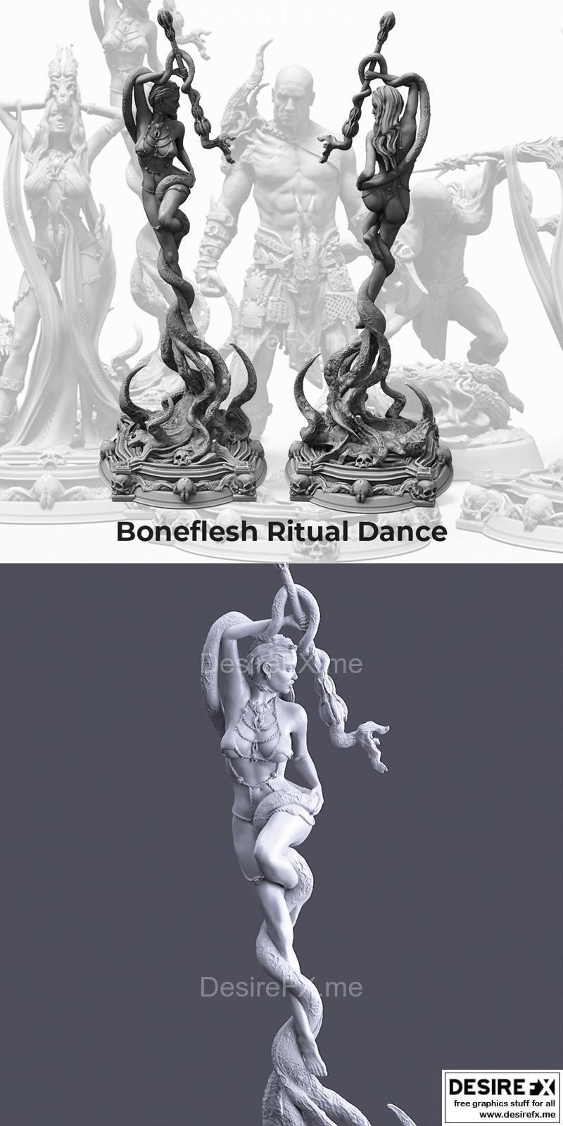 骨肉仪式舞蹈 3D打印模型|Boneflesh Ritual Dance – 3D Print Model STL