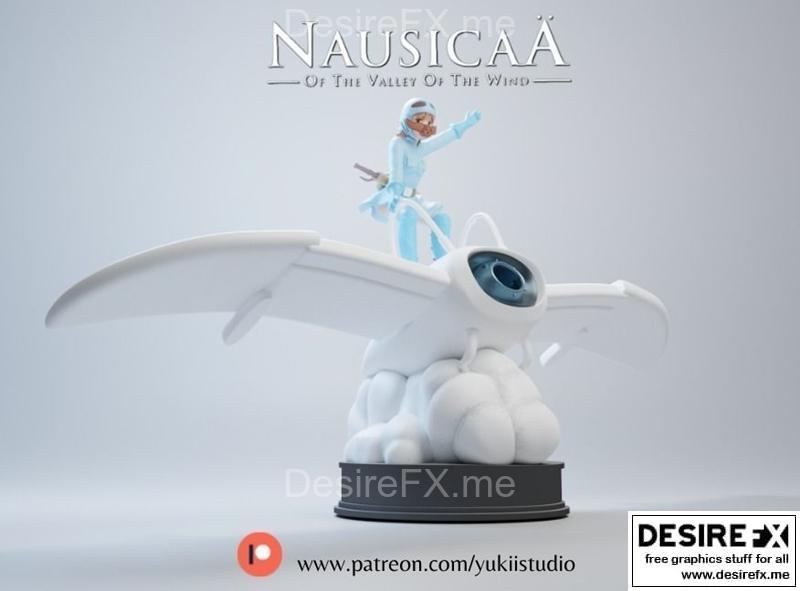宇崎工作室 - 风之谷 - 纳西妲3D打印模型|Yuki Studio – Nausicaa of the Valley of the Wind – 3D Print Model STL