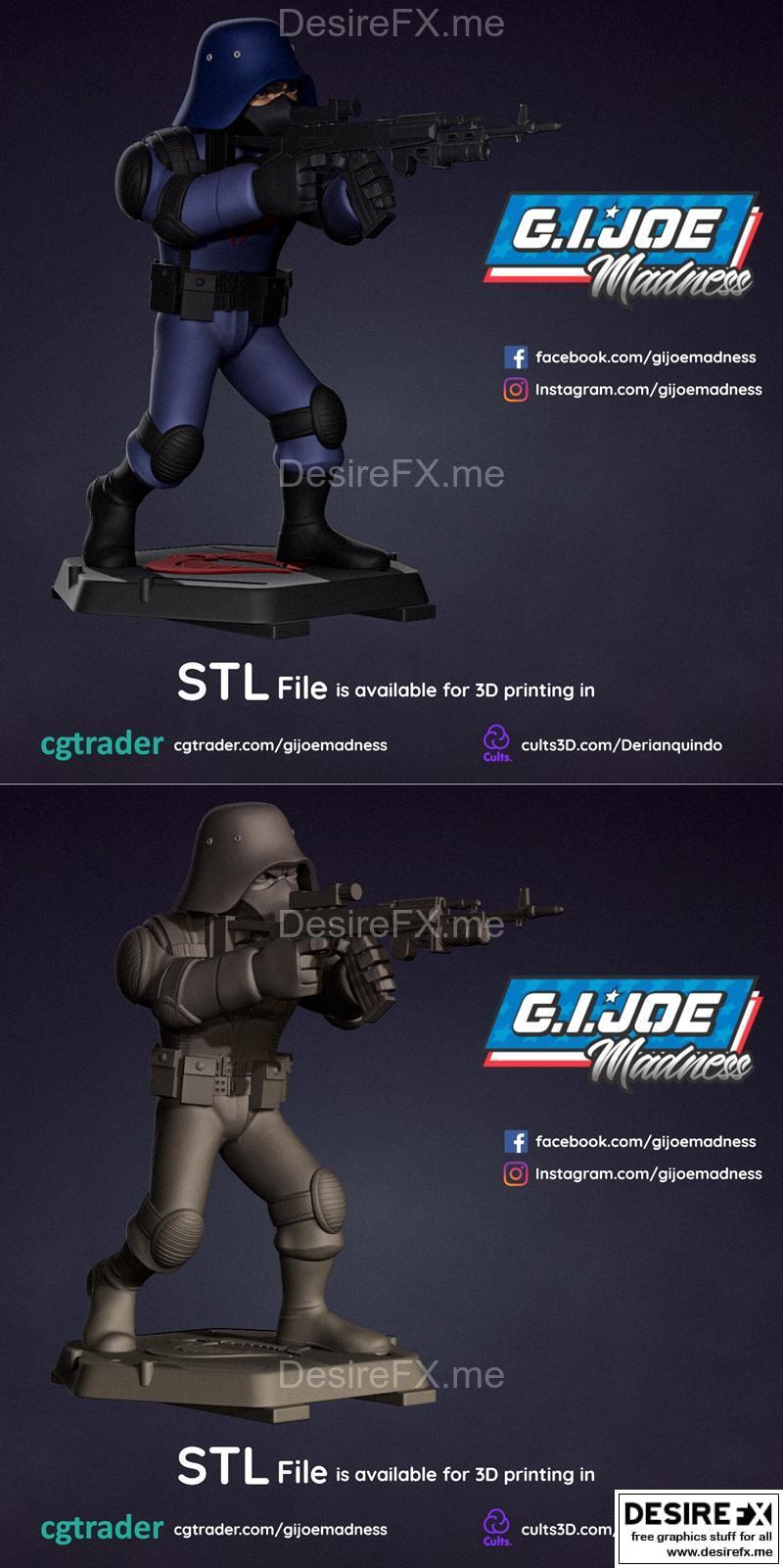 Cobra特工v01 3D打印模型|Cobra trooper v01 – 3D Print Model STL