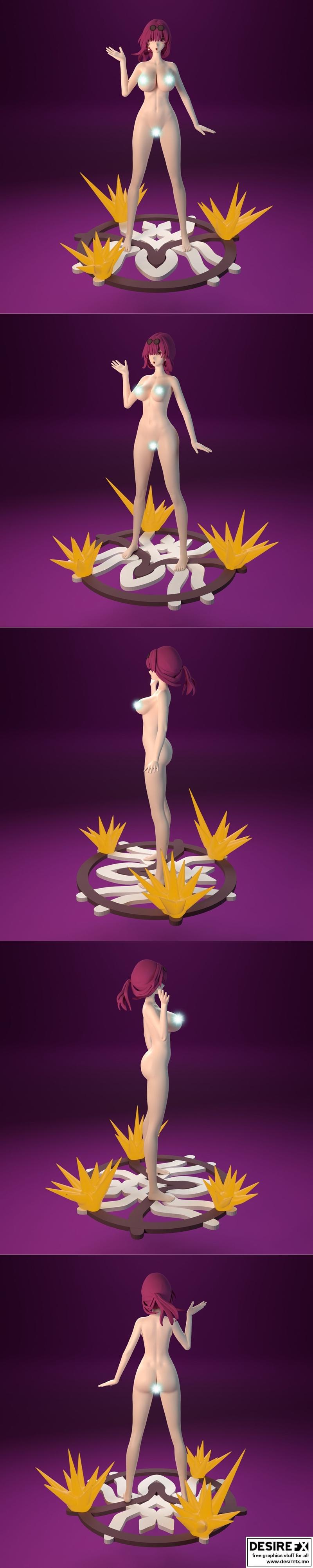 荣耀之战3D打印模型：星穹铁道角色雕塑|Kafka from Honkai Star Rail – 3D Print Model STL