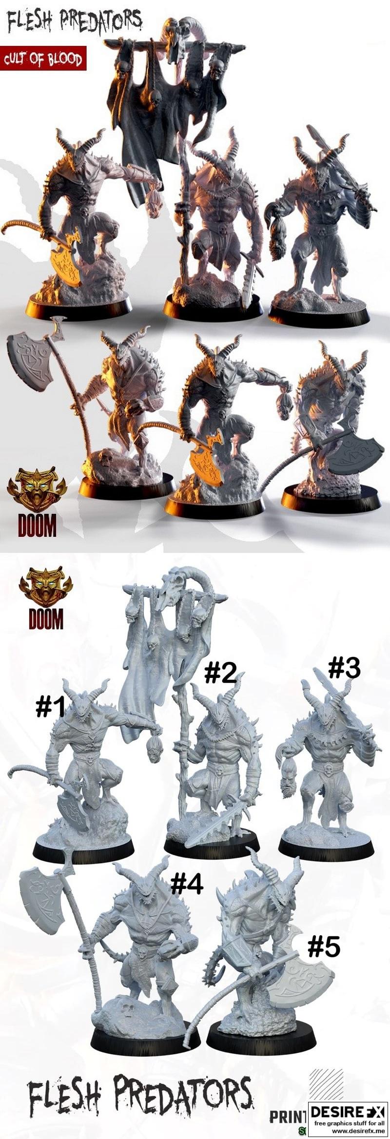 Flesh Predators 3D打印模型|Flesh Predators – 3D Print Model