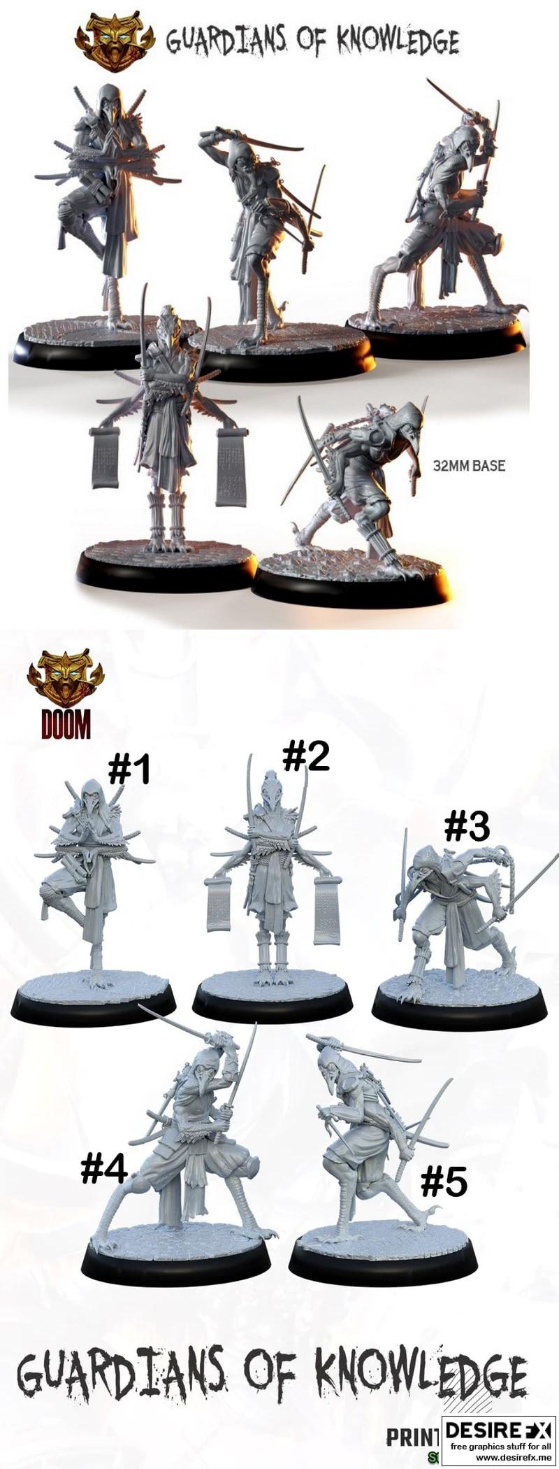 知识守护者——3D打印模型|Guardians of Knowledge – 3D Print Model