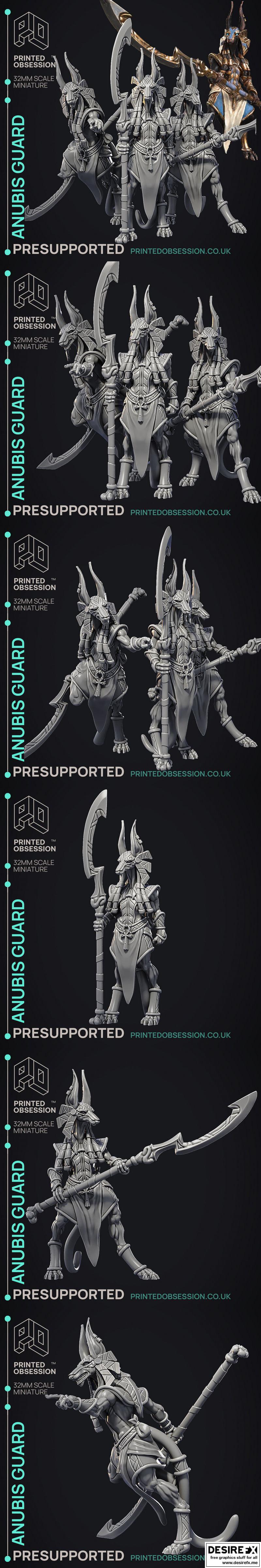 卢克·安布罗斯守卫 3D打印模型|Printed Obsession – Court of Anubis – Anubis Guard – 3D Print Model