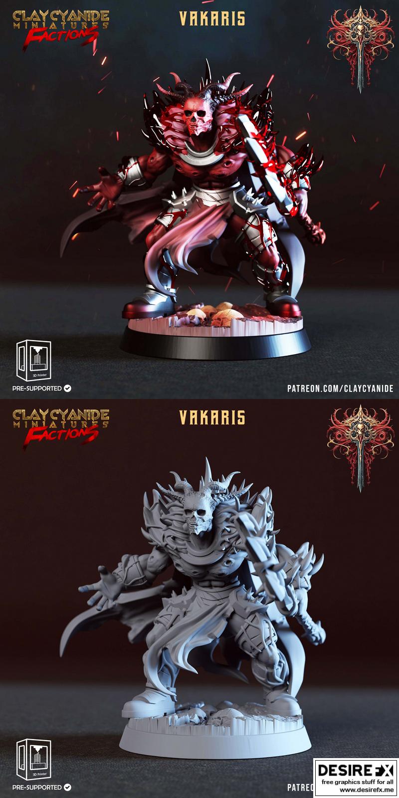 克莱因氰化物： dreadblood 传令官 3D打印模型|Clay Cyanide – Dreadblood Heralds – Vakaris – 3D Print Model