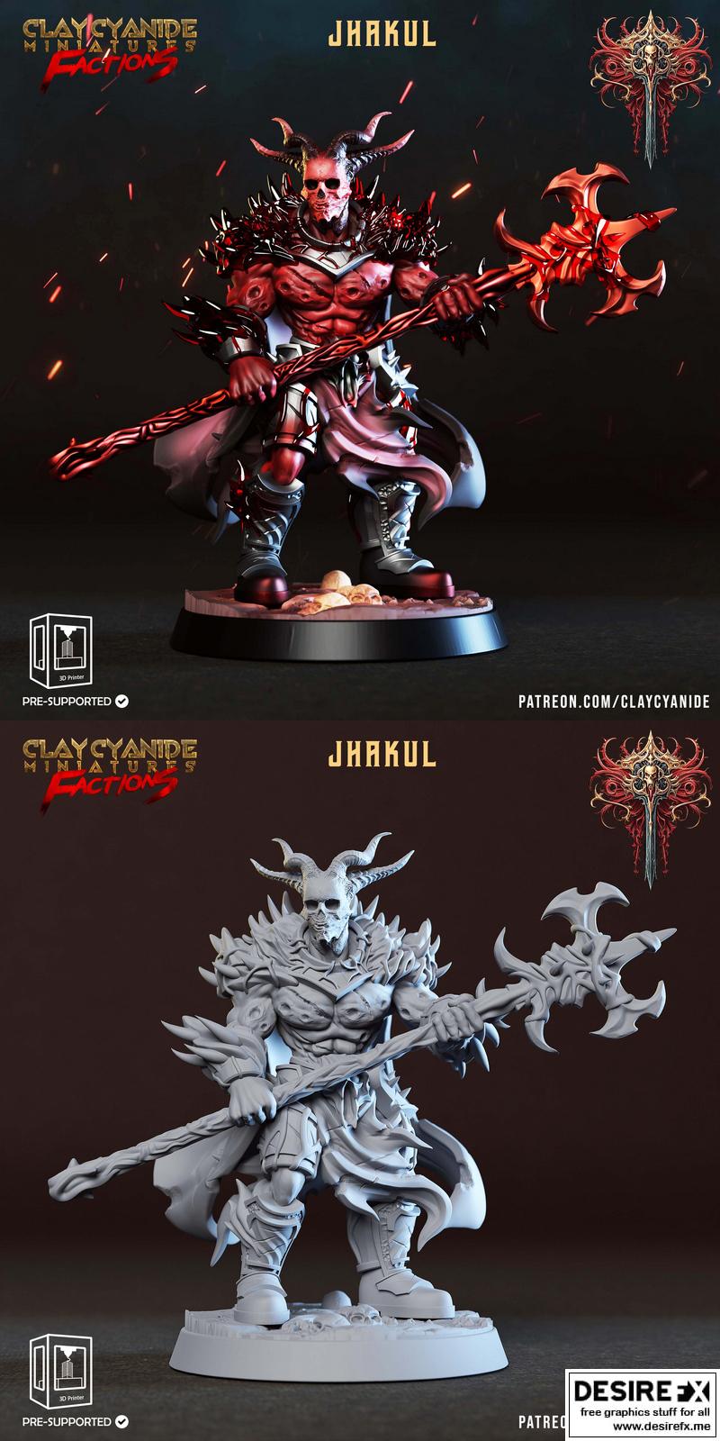 Dreadblood赫尔德·贾库尔 3D打印模型|Clay Cyanide – Dreadblood Heralds – Jhakul – 3D Print Model