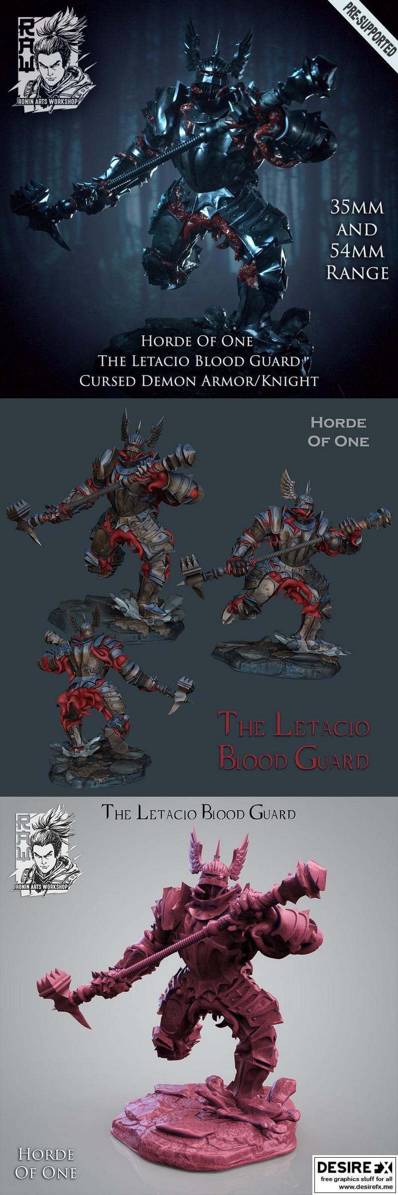 恶魔骑士—— Horde of One —— 3D打印模型|Demon Knight – Horde of One – 3D Print Model