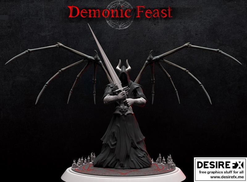 恶魔盛宴 – 死神 – 3D打印模型|Demonic Feast – Reaper – 3D Print Model