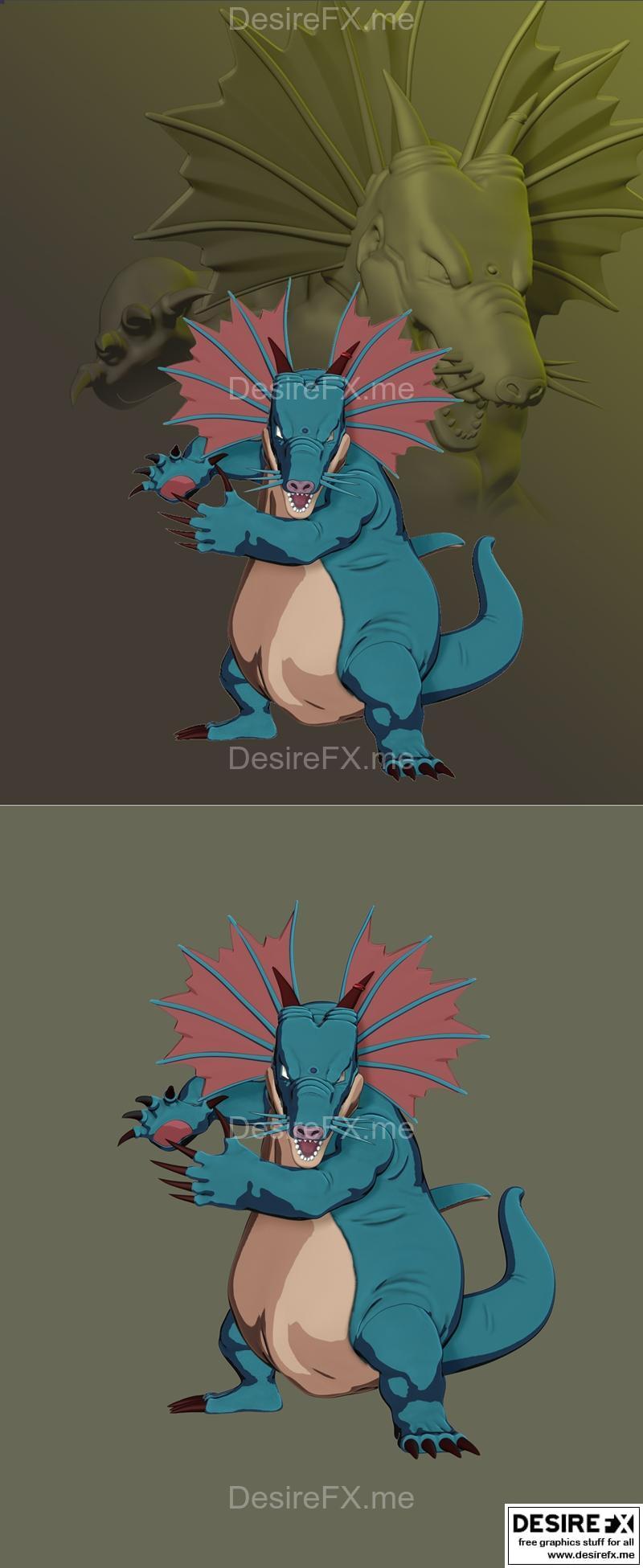 龙珠 7星之斗 3D打印模型|Dragon 7 Estrellas – Dragon Ball – 3D Print Model STL