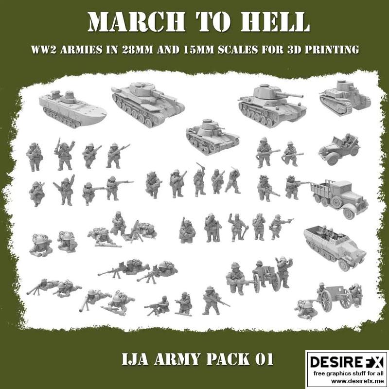 迈向地狱——日本陆军套装01|March to Hell – Japan ARMY Pack 01