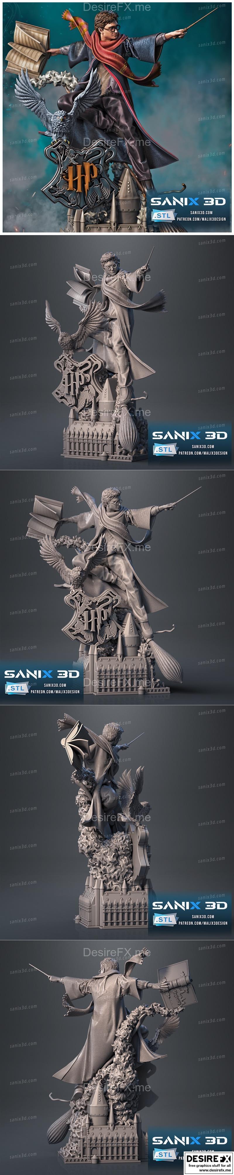 Sanix -哈利波特 -3D打印模型|Sanix – Harry Potter – 3D Print Model STL