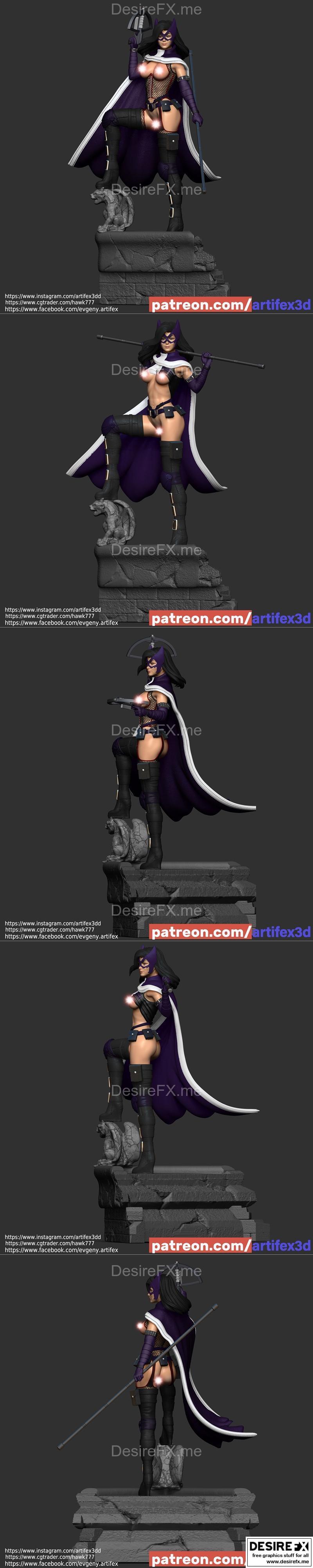 Artifex3d 女猎手 3D打印模型|Artifex3d – Huntress – 3D Print Model STL
