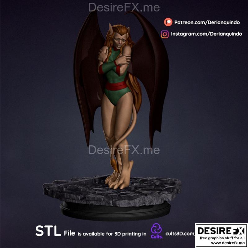 Maguie-石雕-哥特式尖塔模型|Maguie – Gargoyles – 3D Print Model STL