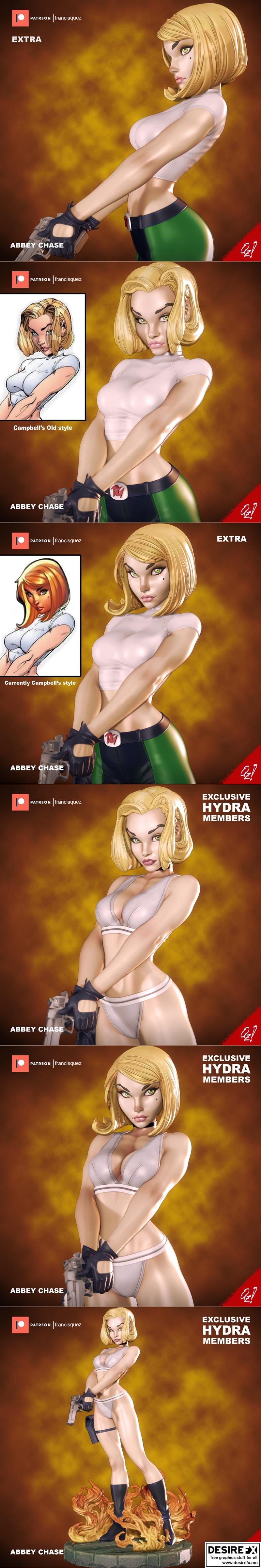 弗朗西斯·奎兹 亚贝·查斯 3D打印模型|Francis Quez – Abbey Chase – 3D Print Model STL