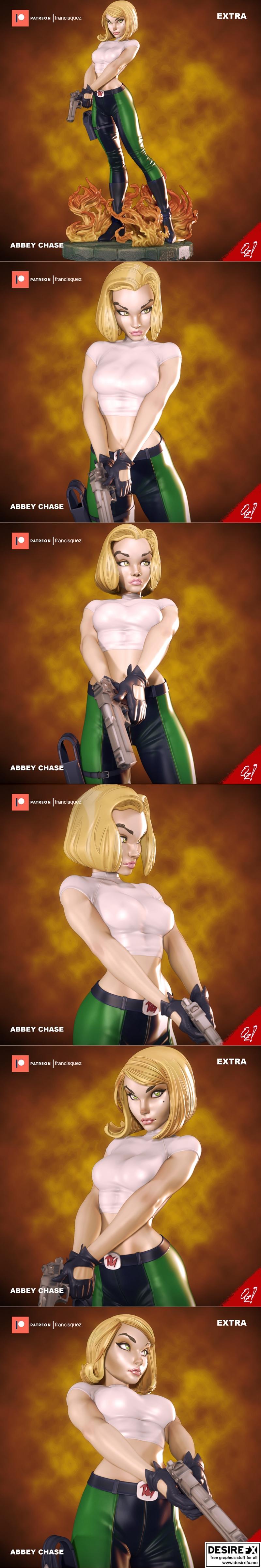 弗朗西斯·奎兹 亚贝·查斯 3D打印模型|Francis Quez – Abbey Chase – 3D Print Model STL