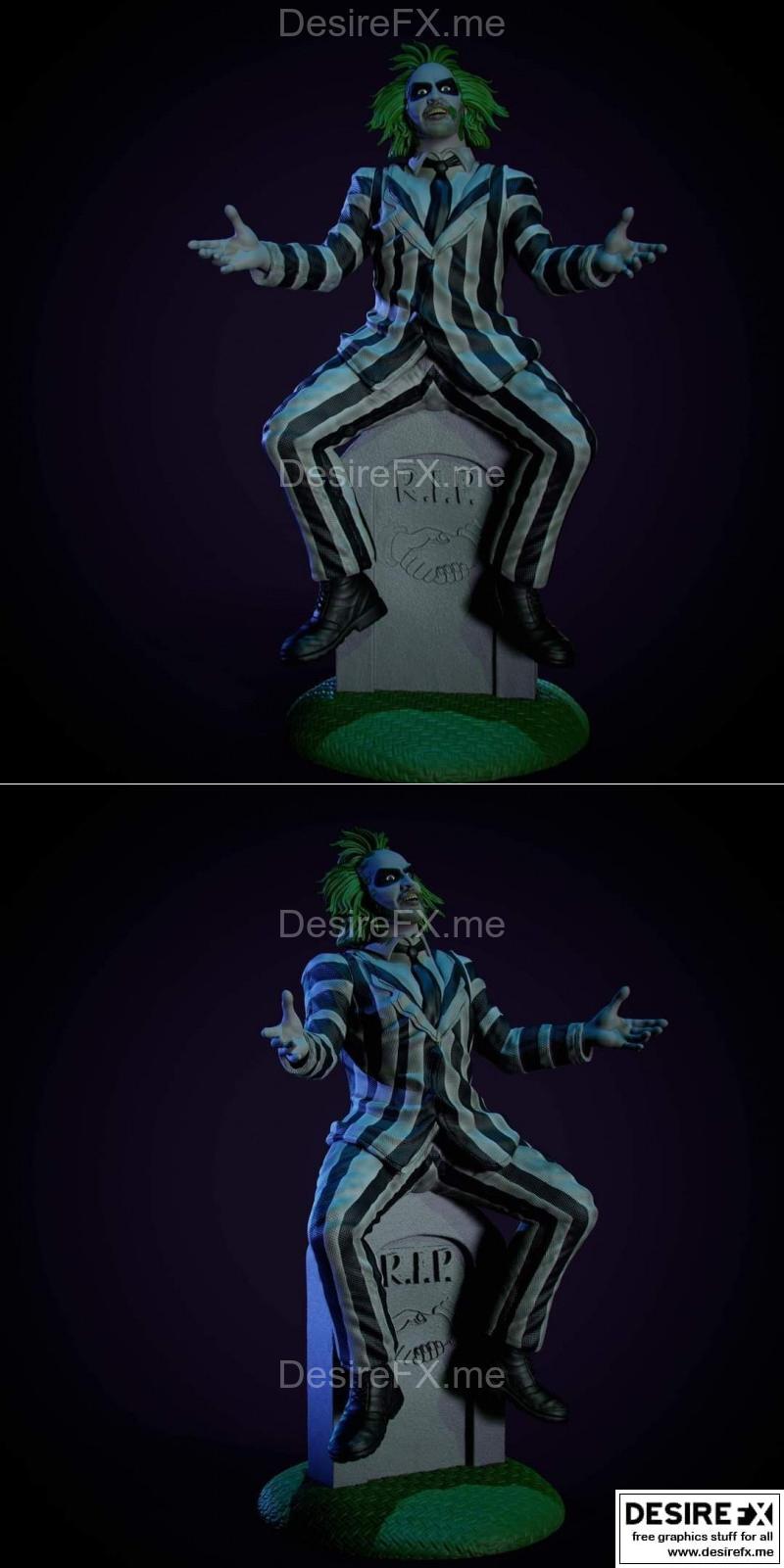 贝特 juice 3D打印模型|Beetlejuice – 3D Print Model STL