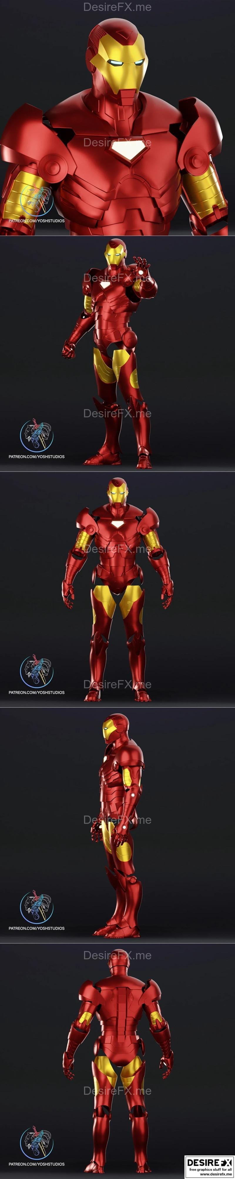 铁甲雄心25号装甲 - 3D打印模型|Iron Man Model 25 Armor – 3D Print Model STL