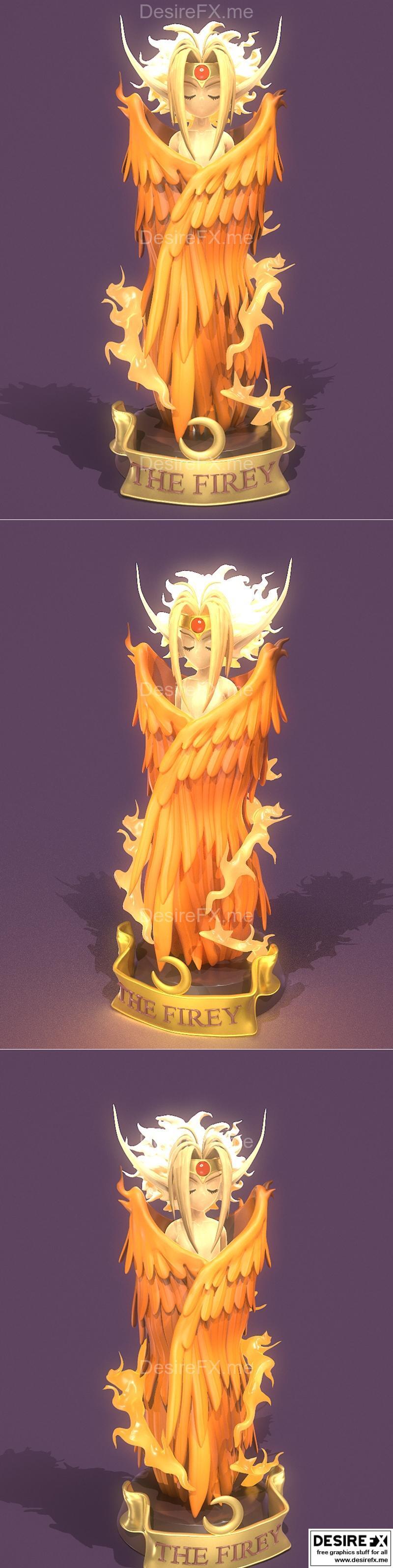 火焰樱之卡牌捕手——3D打印模型|The Firey Sakura CardCaptor – 3D Print Model STL