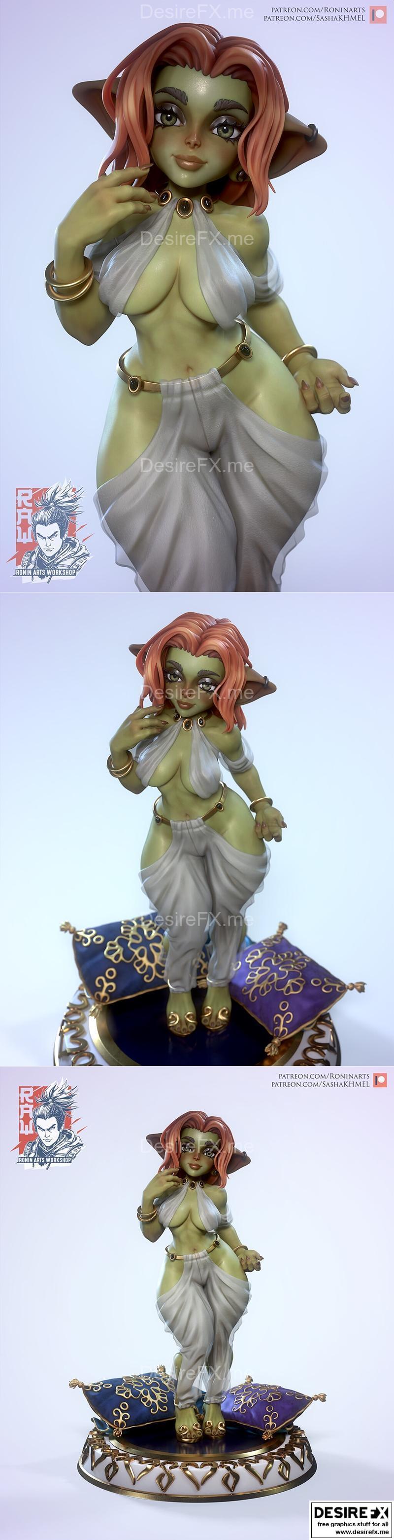 Ronin Arts Workshop - 玩家之刃 - 疾风之鬼 3D打印模型|Ronin Arts Workshop – Goblin Aikten – 3D Print Model STL