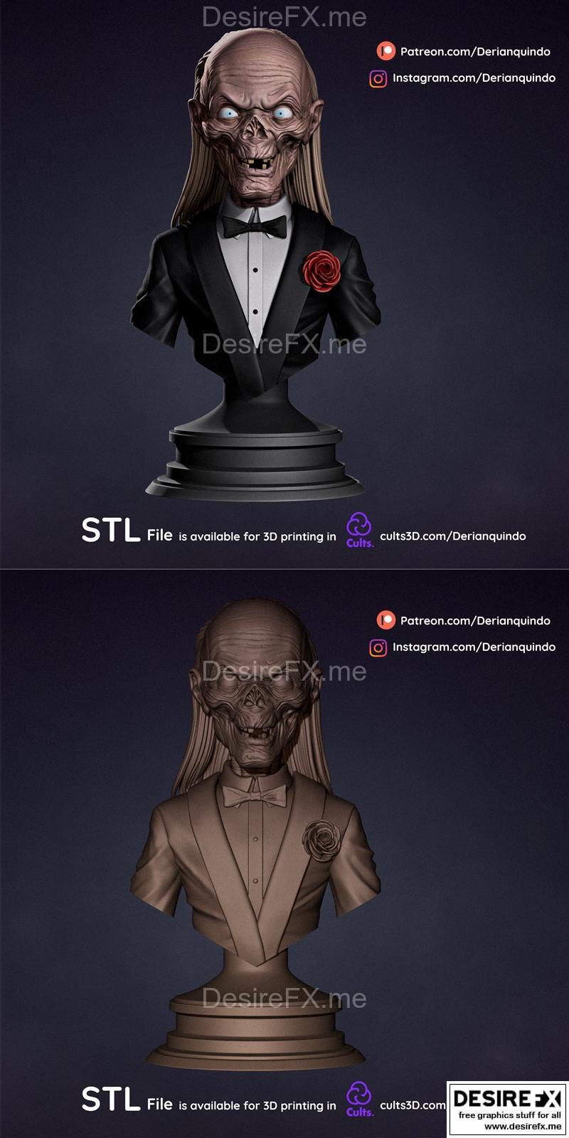 Cryptkeeper 3D打印模型文创设计|Cryptkeeper fan art – 3D Print Model STL
