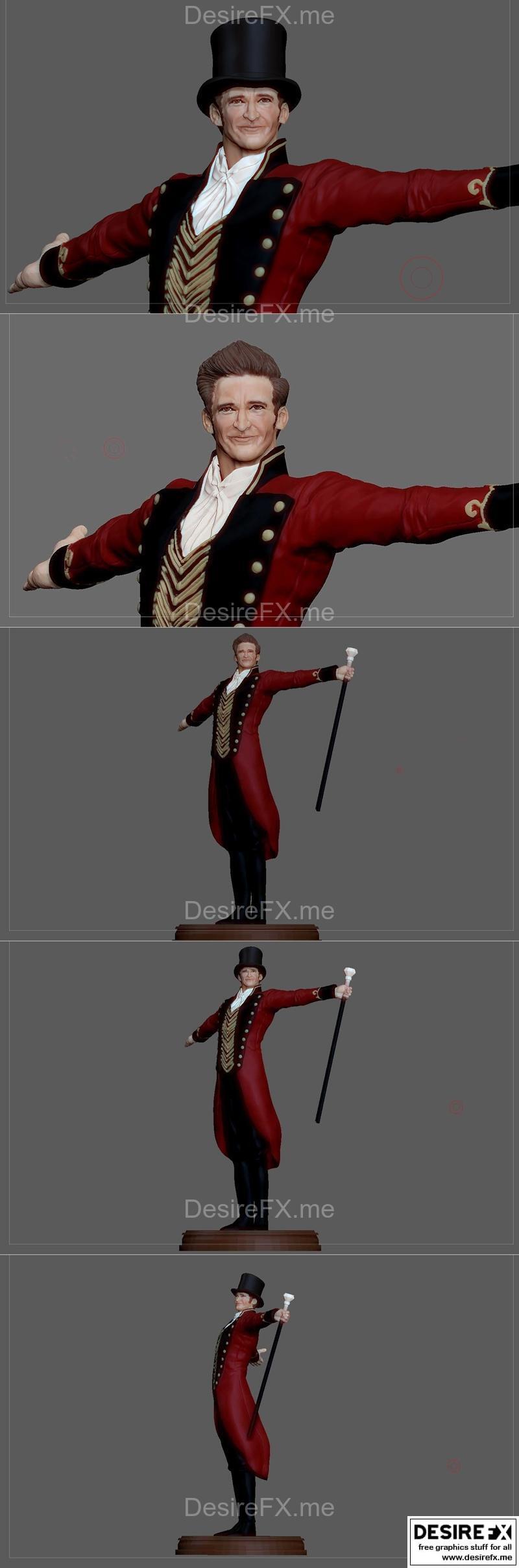 Figuremaster - 最伟大表演者 - 3D打印模型|Figuremaster – Greatest Showman – 3D Print Model STL
