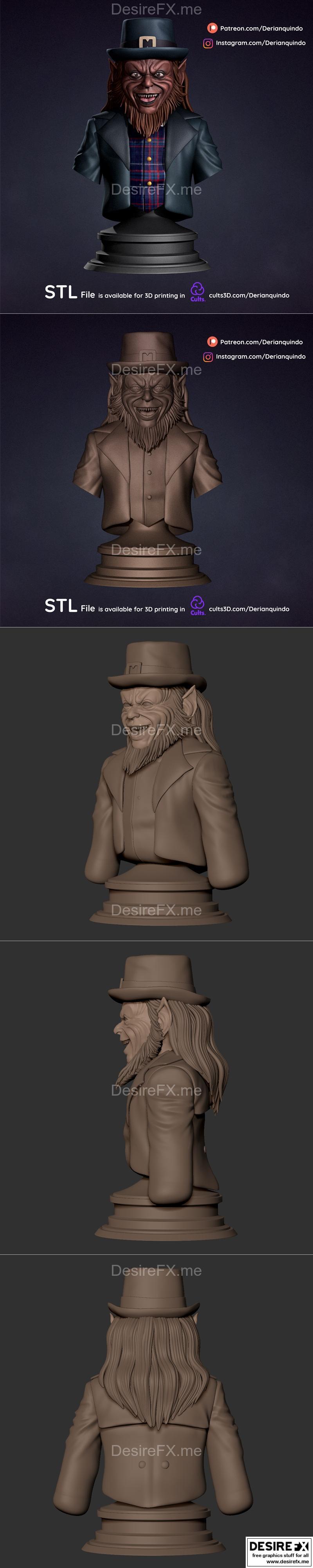 莱普雷查恩 3D打印模型|Leprechaun – 3D Print Model STL