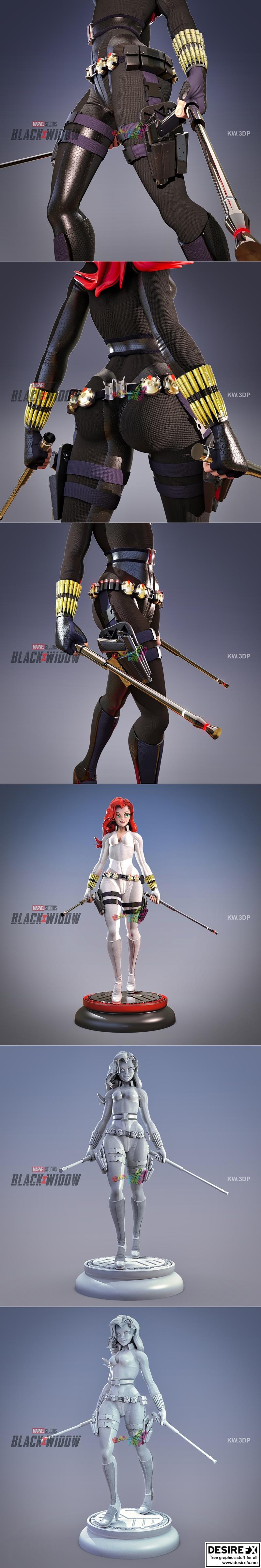 Black Widow – 3D Print Model STL