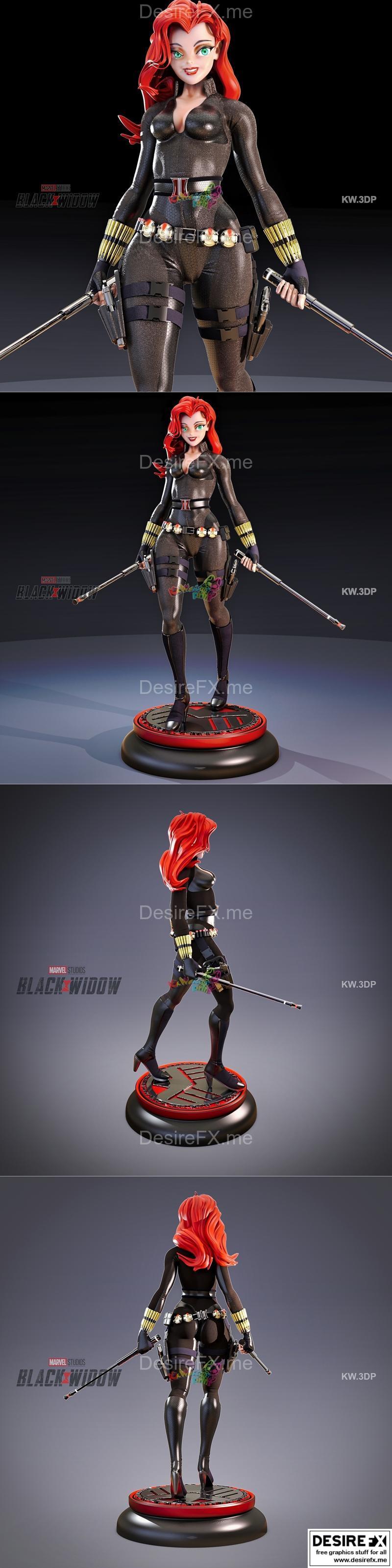 Black Widow – 3D Print Model STL
