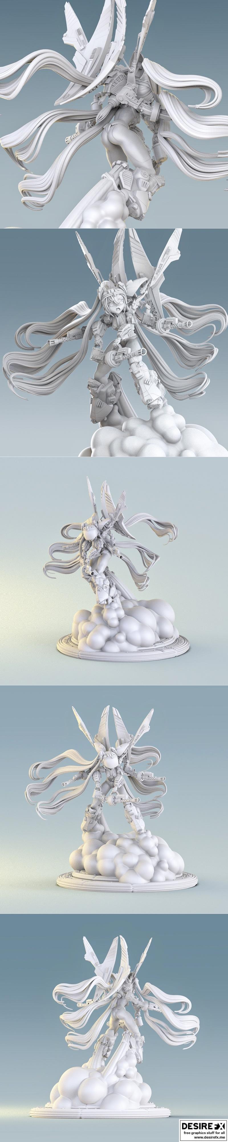 初音未来警察 3D打印模型|Miku Hatsune Police – 3D Print Model STL