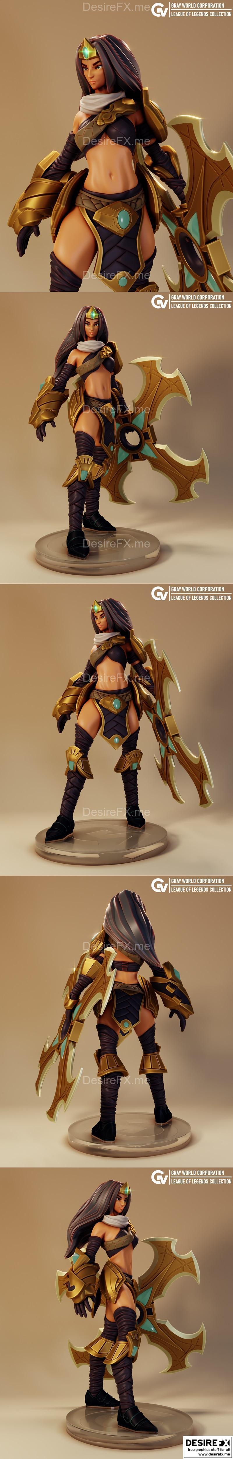 Sivir 3D打印模型 STL|Sivir – 3D Print Model STL