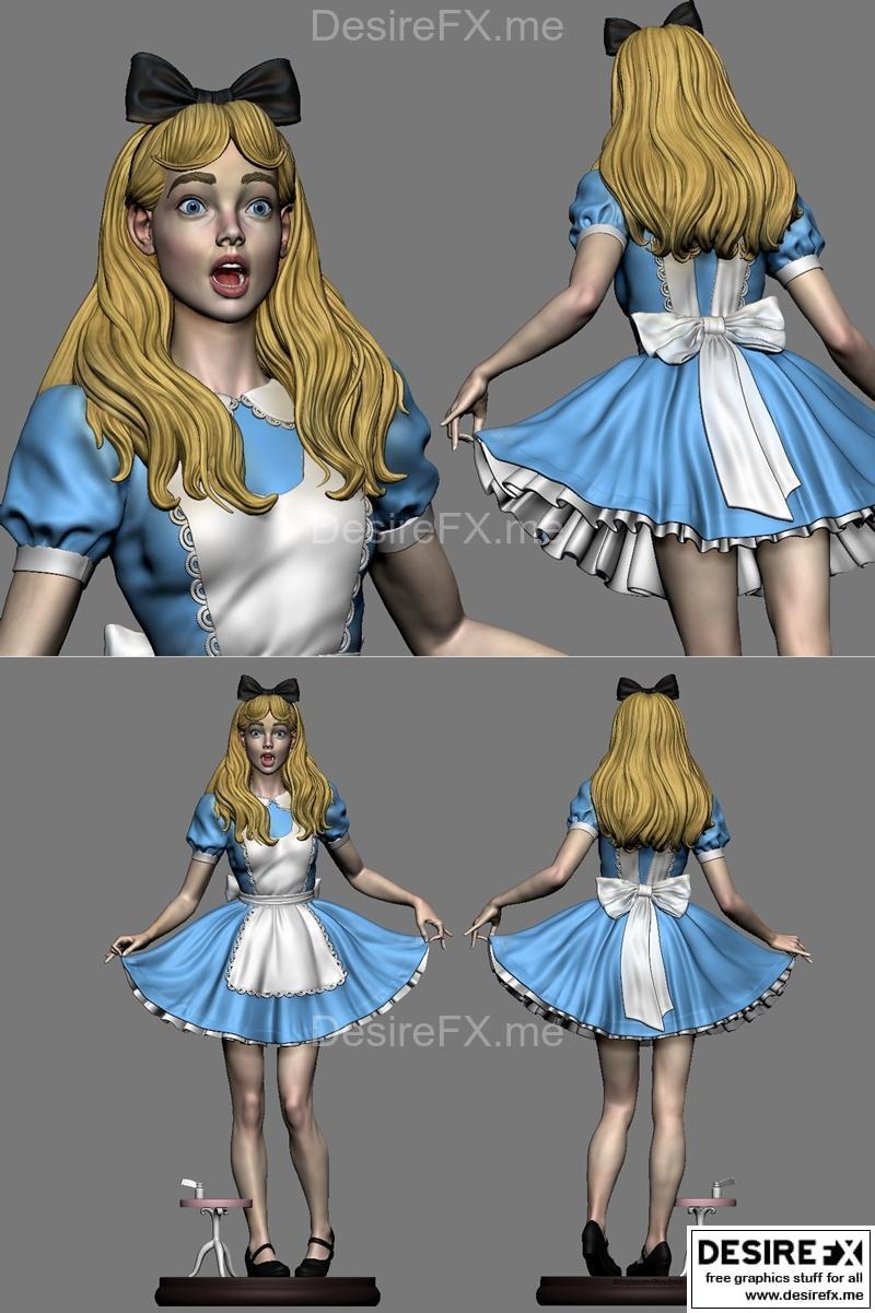 Alice - 3D打印模型|Alice – 3D Print Model STL