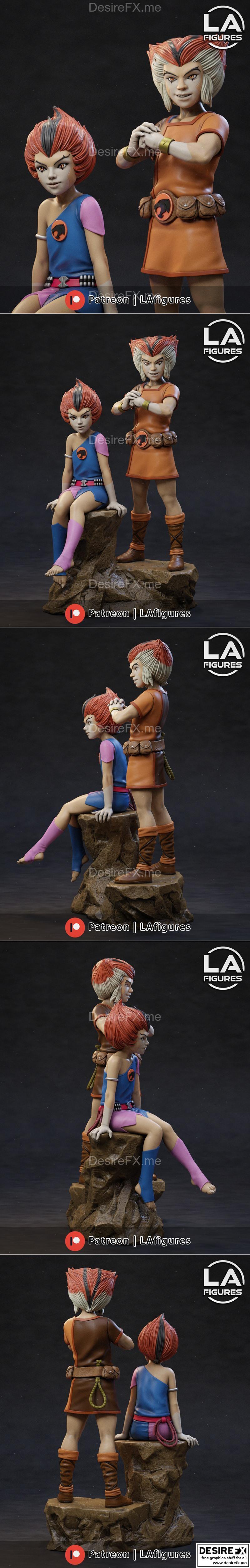 L.A. Figures - 威利套娃 - 3D打印模型|L.A. Figures – Willy Kit Willy Kat – 3D Print Model STL