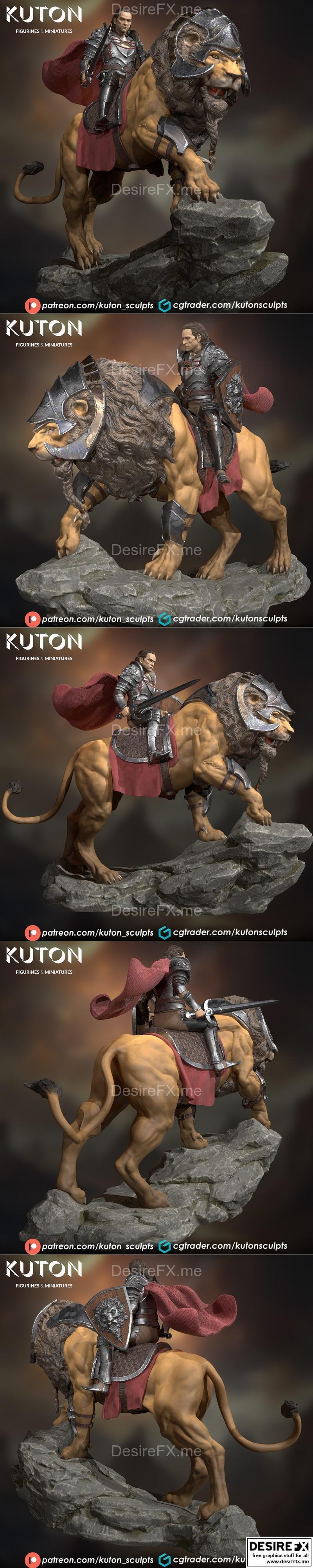 Kuton 3D打印模型：国王莱昂斯（King Leonus）|Kuton – King Leonus – 3D Print Model STL