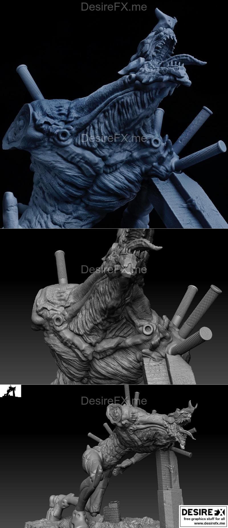 Eva-02暴走 3D打印模型|Eva-02 berserk – 3D Print Model STL