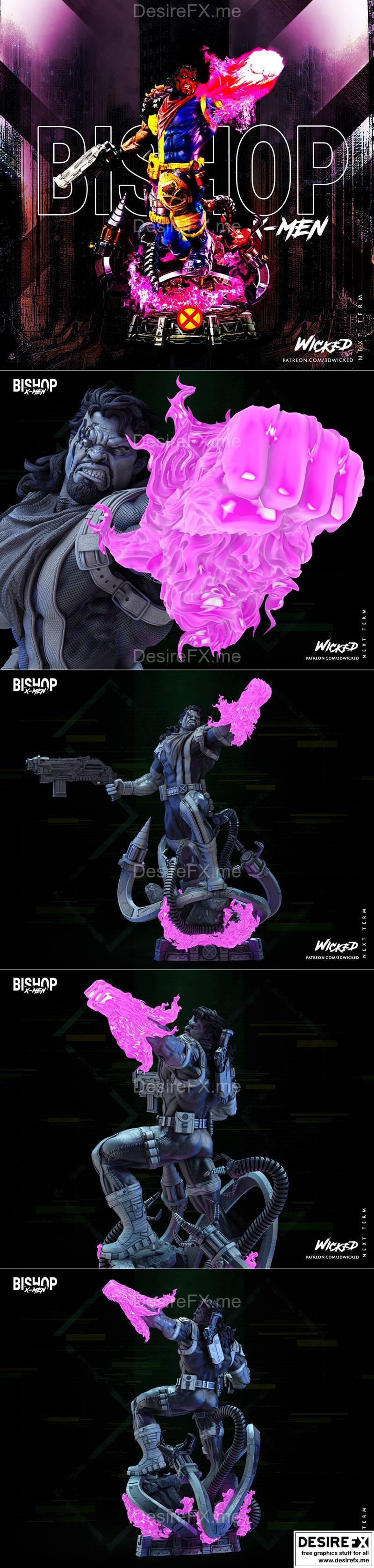 WICKED反派石像3D打印模型|WICKED – Bishop Statue – 3D Print Model STL