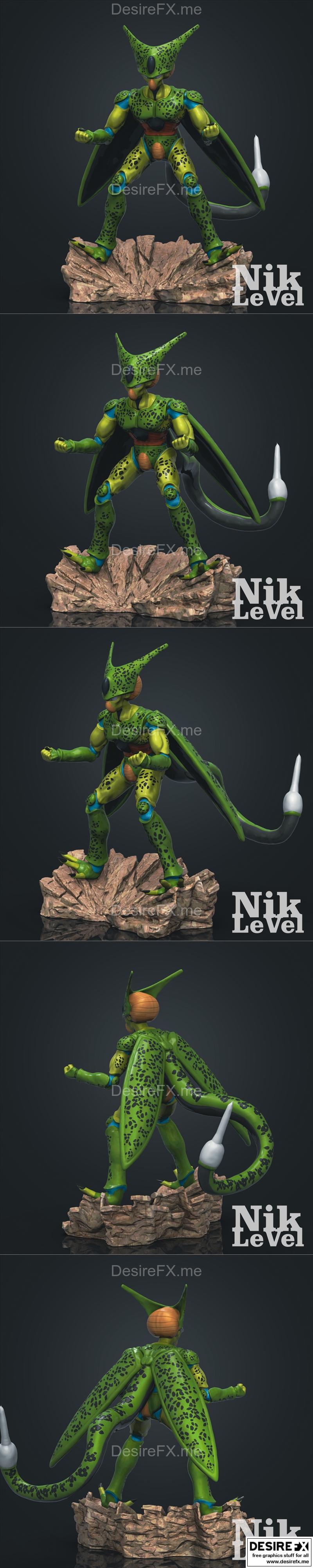 不完美细胞龙珠 3D打印模型|Imperfect Cell Dragon Ball – 3D Print Model STL