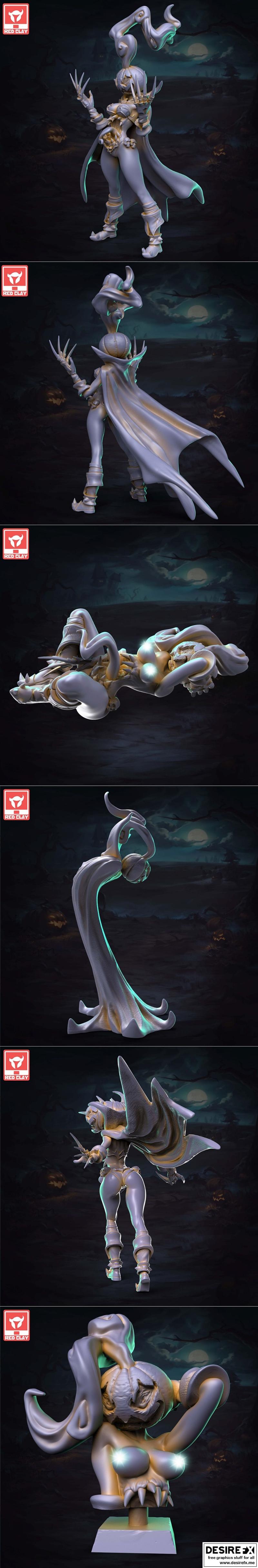 红土收藏品 - Pumpkill系列 - 3D打印模型|Red Clay Collectibles – Pumpkill Pack – 3D Print Model STL