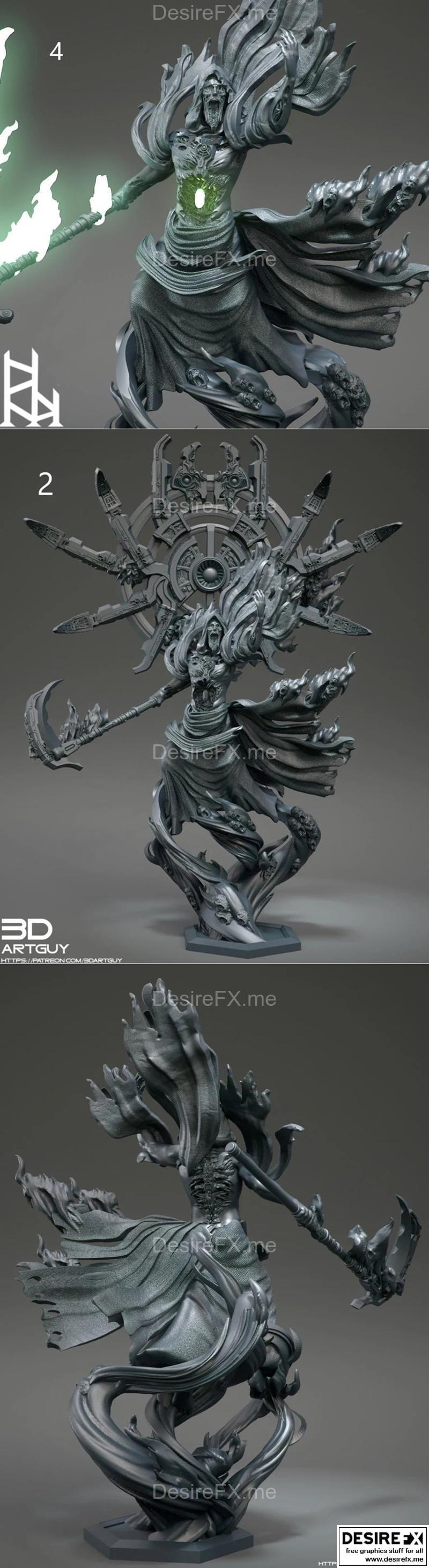 3DArtGuy 极致绝望单件 3D打印模型|3DArtGuy – Essence of Despair Single – 3D Print Model STL