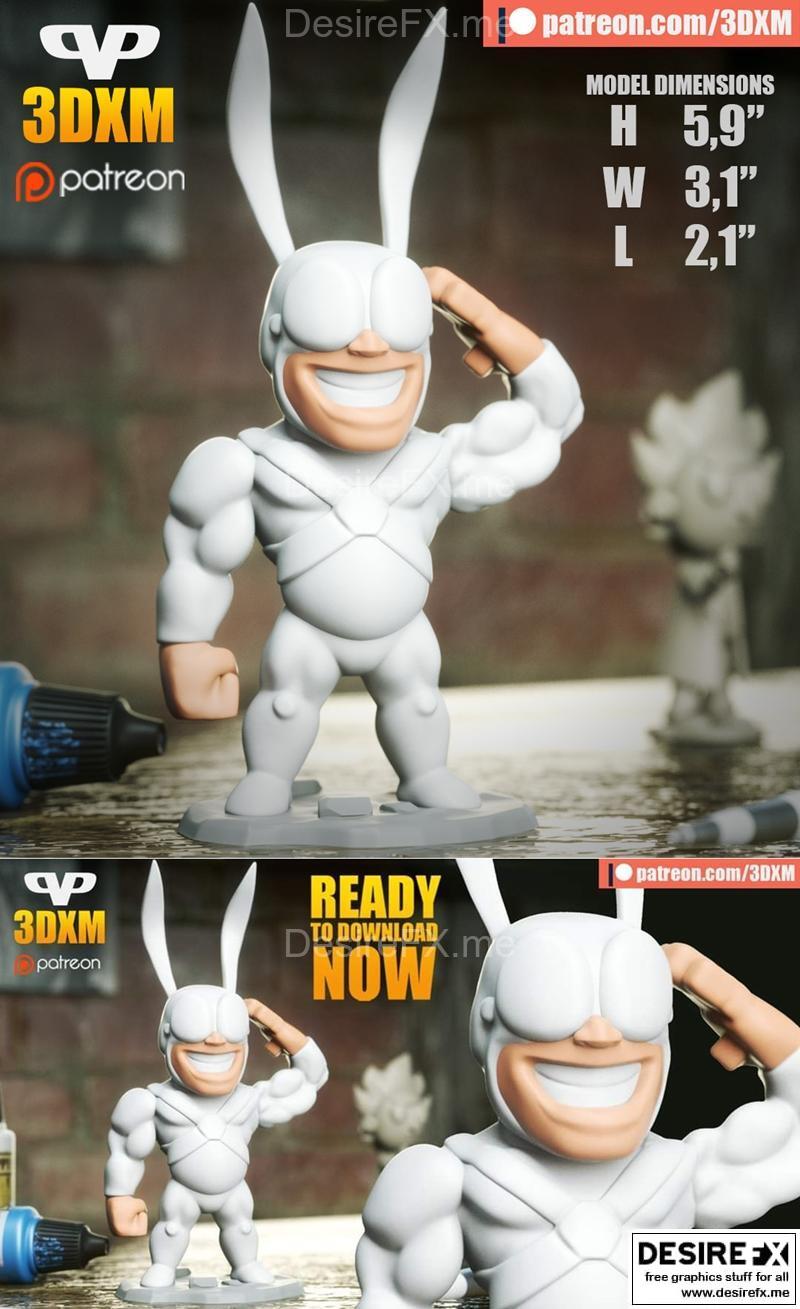 Arthur The Tick 3D打印模型|Arthur The Tick Chibi – 3D Print Model STL