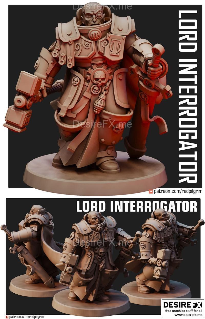 Lord - 侦查者 - 3D打印模型|Lord – Interrogator – 3D Print Model STL