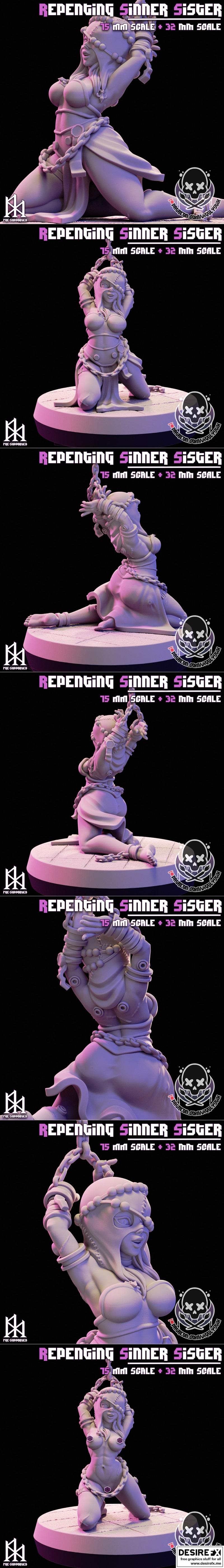 Jigglystix - 小型迷你模型 - 3D打印雕塑|Jigglystix – Minis August 2023 – 3D Print Model STL