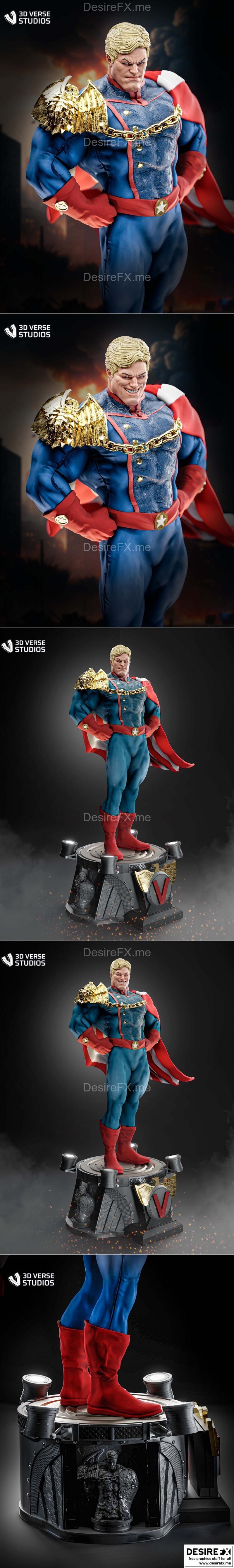 3D打印模型：Homelander角色精品雕塑|3d Verse Studios – Homelander – 3D Print Model STL