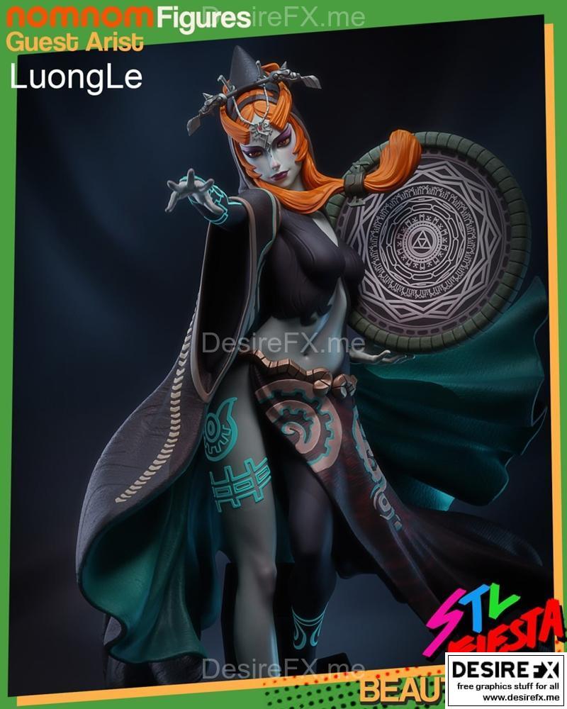 Midna 3D打印模型|Nomnom Figures – Midna – 3D Print Model STL
